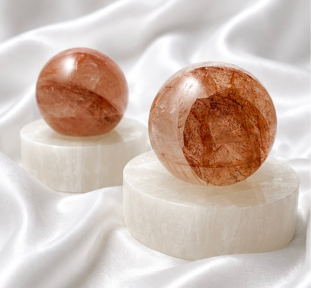 Fire Quartz Sphere