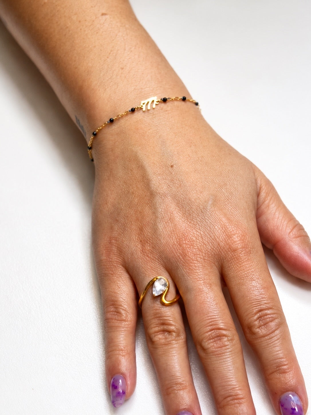 Cable enamel permanent jewellery chains in gold and silver by Aura-Link Jewellery Perth.