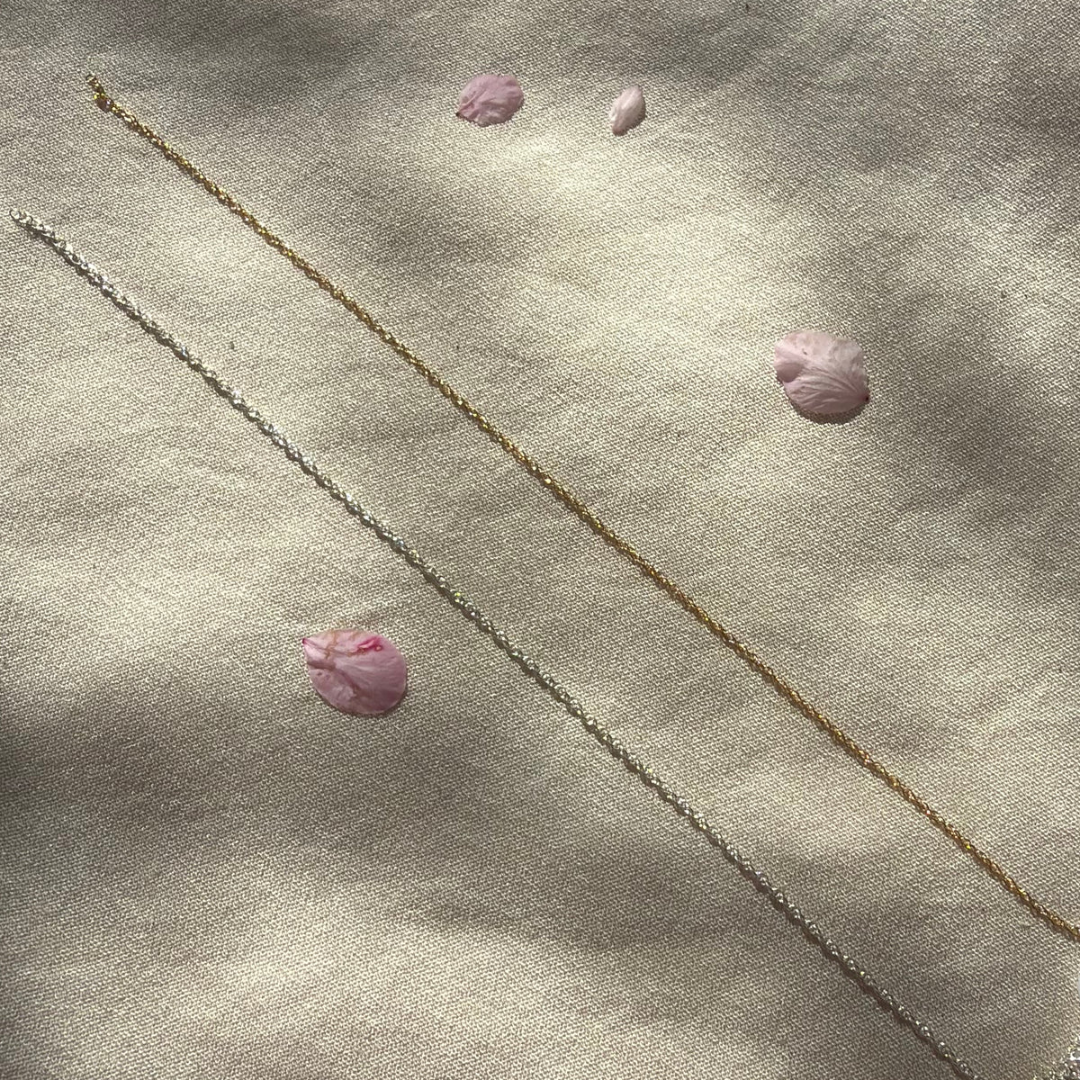 Dainty Rope Chain permanent jewellery by Aura-Link Jewellery Perth