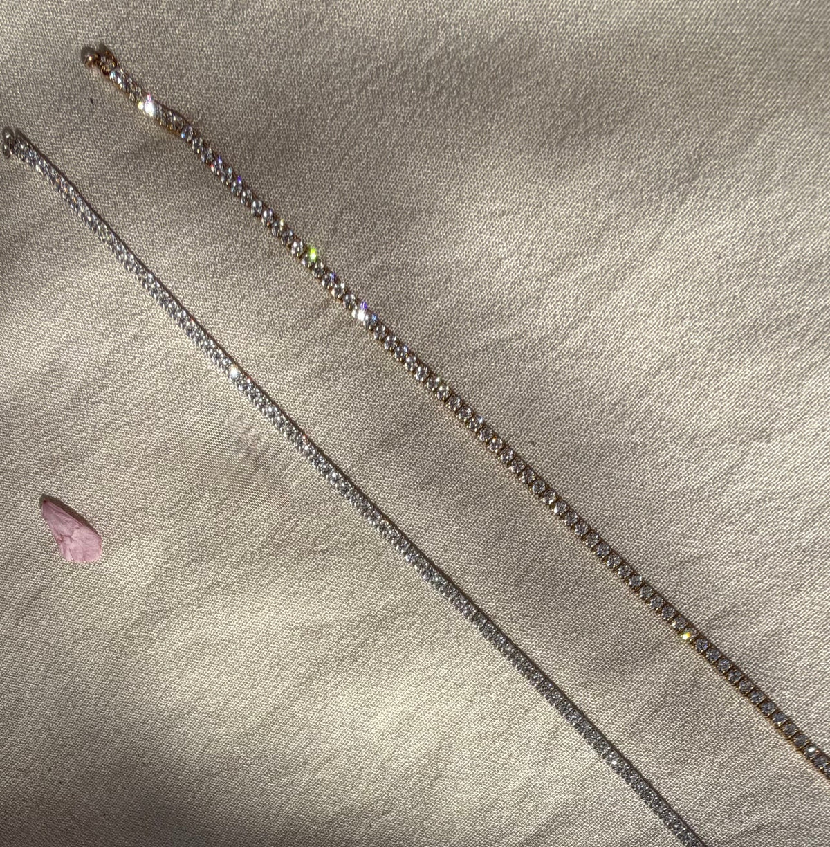 Signature Tennis Chain permanent jewellery by Aura-Link Jewellery  Perth 